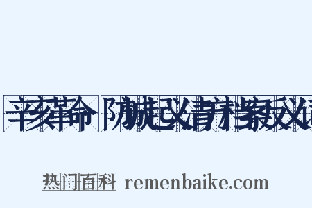 辛亥革命·防城起义清方档案反义词是什么意思的图片